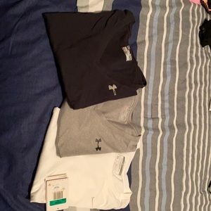 3- Tshirts (2 UA- 1 Nike)